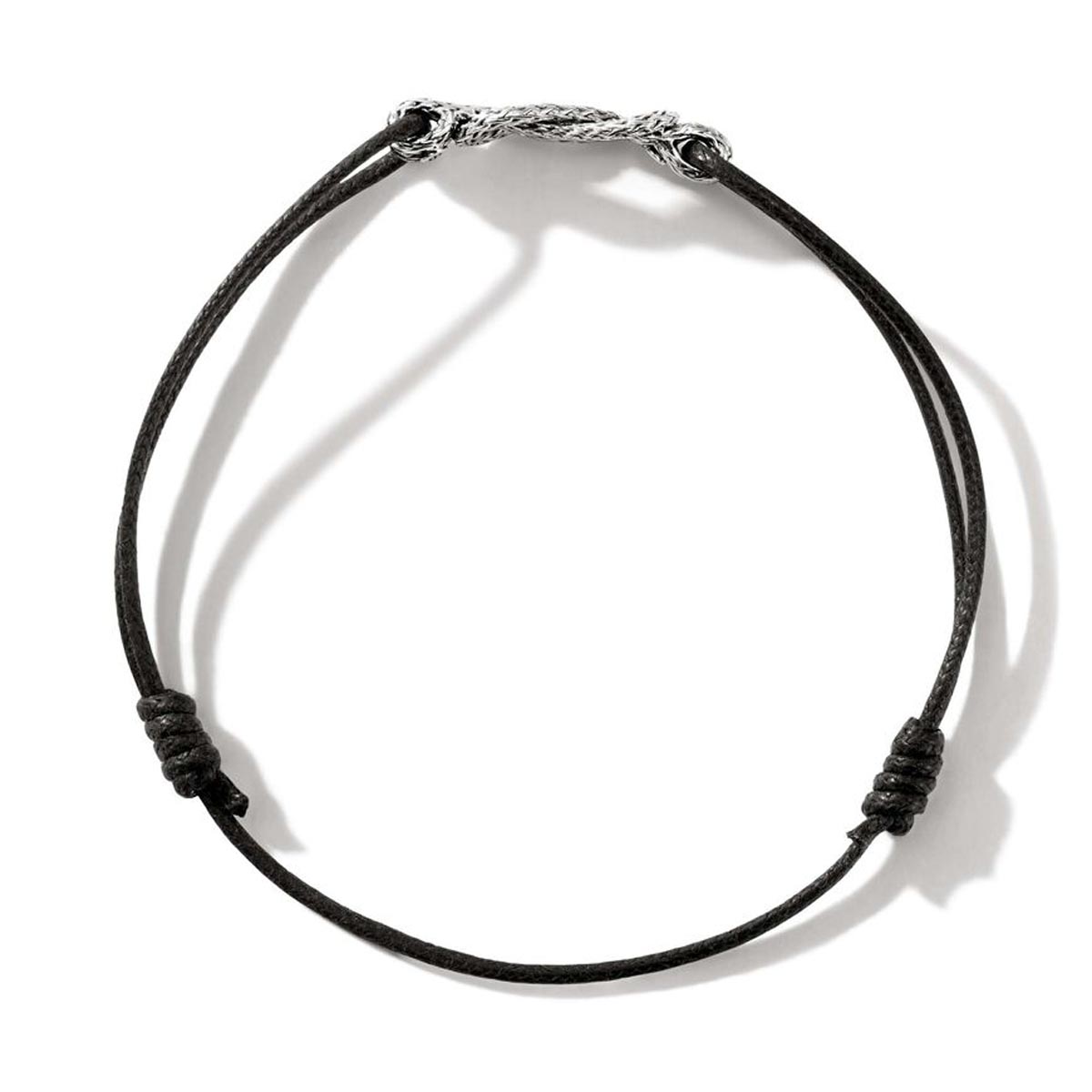 The Gopika Silver Thread Bracelet (Black) - Buy trendy bracelets online —  KO Jewellery